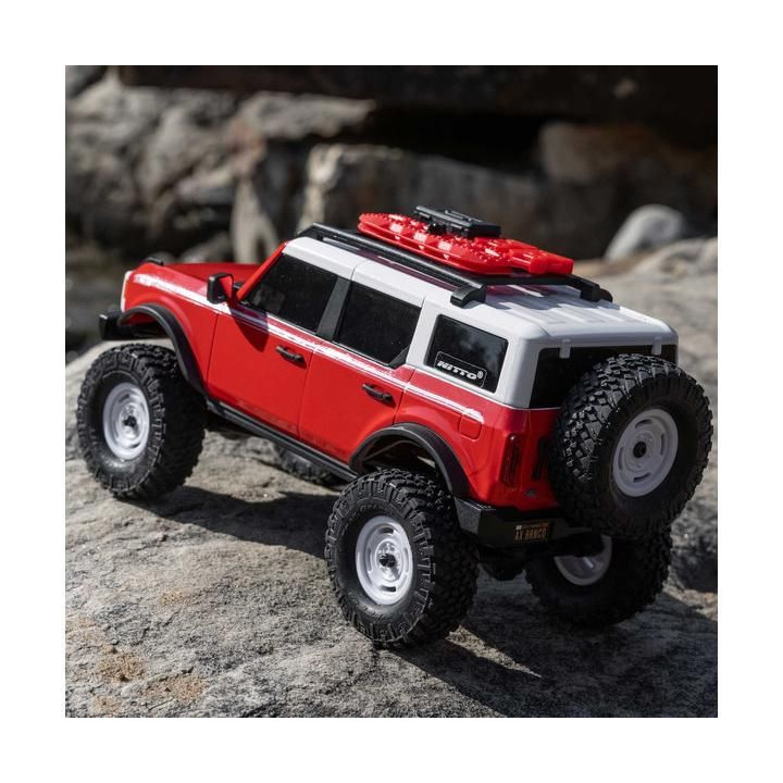 Axial SCX24 Ford Bronco 2021 1:24 4WD RTR červený