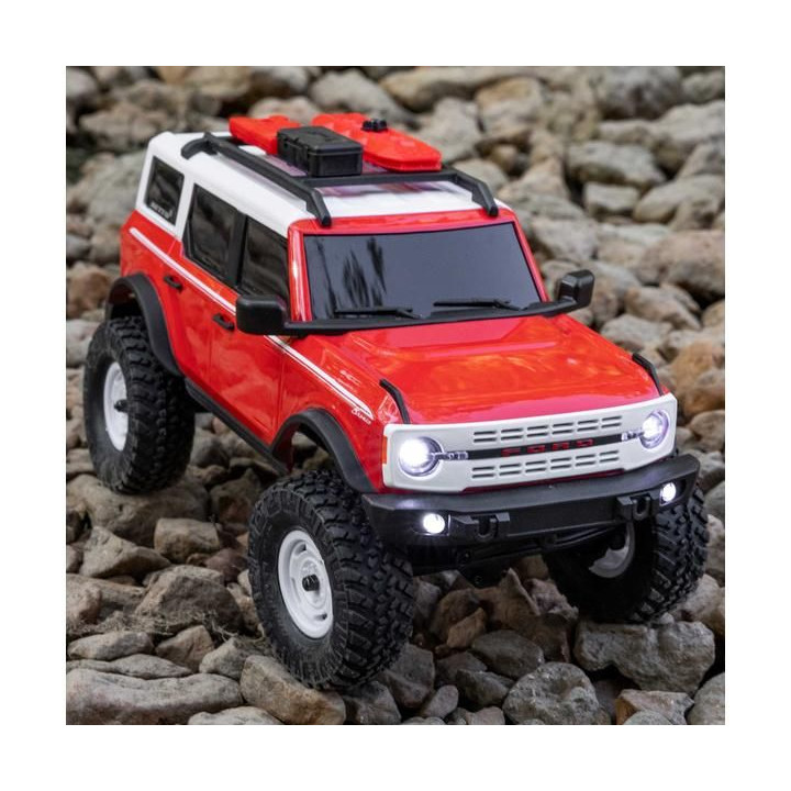 Axial SCX24 Ford Bronco 2021 1:24 4WD RTR červený