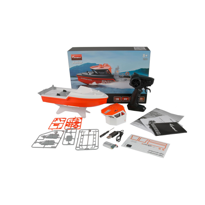 Záchranný čln prúdový pohon 320 mm RTR bielo-oranžový