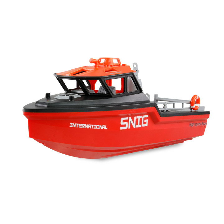 Záchranný čln prúdový pohon 320 mm RTR čierno-červený