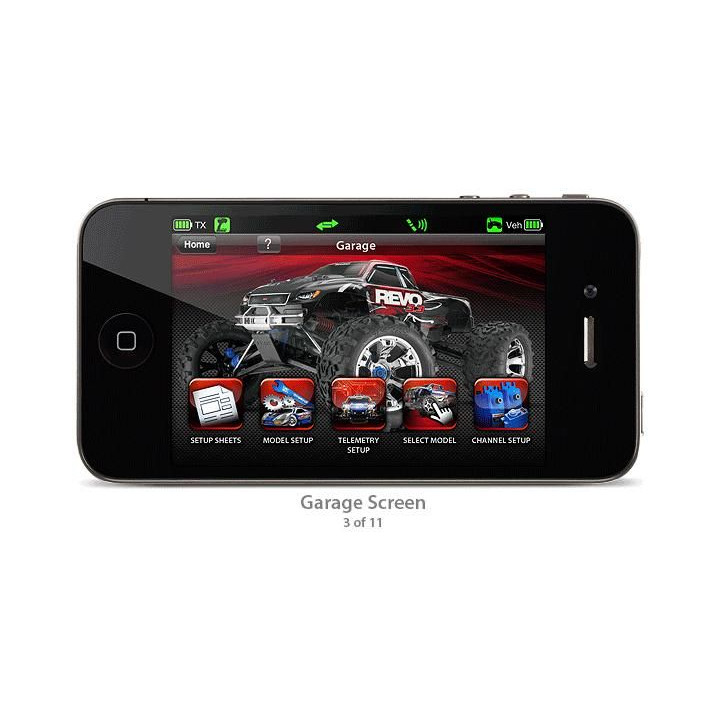 Traxxas Nitro Revo 1:8 s BlueTooth RTR modré