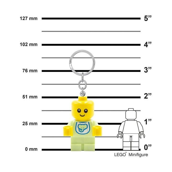 LEGO svítící klíčenka - Baby