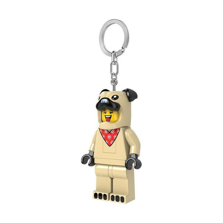 LEGO svítící klíčenka - Mopsík