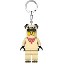 LEGO svítící klíčenka - Mopsík
