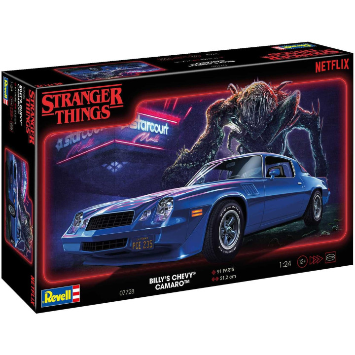 Plastic ModelKit STRANGER THINGS auto 07728 - Chevy Camaro Z/28 (1:25)