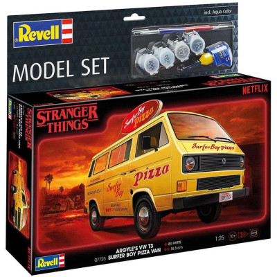 ModelSet STRANGER THINGS auto 67725 - VW T3 Bus "Surfer Boy" (1:25)