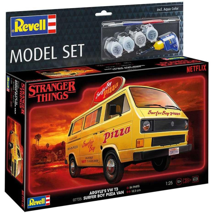 ModelSet STRANGER THINGS auto 67725 - VW T3 Bus "Surfer Boy" (1:25)