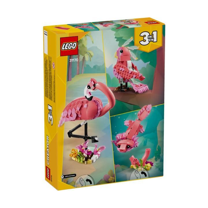 LEGO Creator - Divoká zvířata: Růžový plameňák
