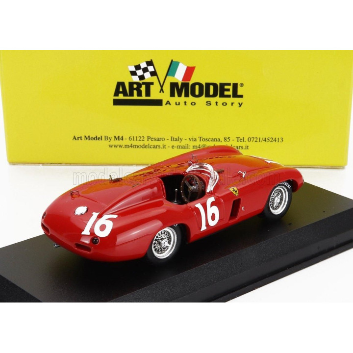 ART MODEL FERRARI 750 MONZA SPIDER N 16 SUPERCORTEMAGGIORE GP MONZA 1955 UMBERTO MAGLIOLI - MIKE HAWTHORN - RED 1/43