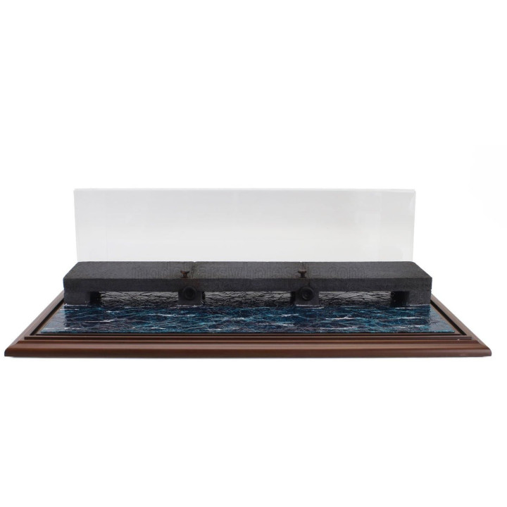 ATLANTIC VETRINA DISPLAY BOX DIORAMA BASE PORTO Lungh.LENGHT cm 57.0 X Largh.WIDTH cm 30.0 X Alt.HEIGHT cm 2.5 - HARBOUR BASE - 