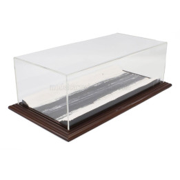 ATLANTIC VETRINA DISPLAY BOX DIORAMA BASE STRADA INNEVATA Lungh.LENGHT cm 57.0 X Largh.WIDTH cm 30.0 X Alt.HEIGHT cm 2.5 - SNOW 