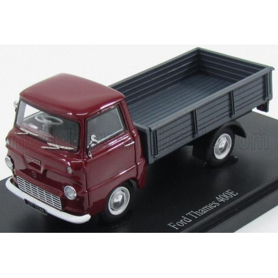 AUTOCULT FORD ENGLAND THAMES 400E TRUCK PICK-UP GREAT BRITAIN 1964 - DARK RED GREY 1/43
