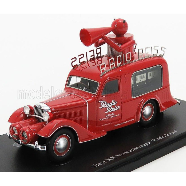 AUTOCULT STEYR XX VERSUCHSWAGEN - RADIO REISS - AUSTRIA 1929 - RED 1/43