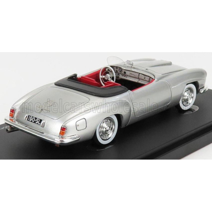 AVENUE43 MERCEDES BENZ SL-CLASS 190SL SPEEDSTER GERMANY 1954 - SILVER MET 1/43