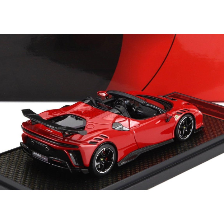 BBR MODELS FERRARI SF90 XX STRADALE SPIDER 2024 - ROSSO CORSA 322 - RED BLACK 1/43