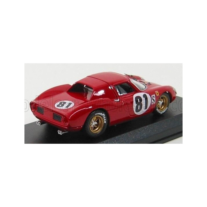 BEST MODEL FERRARI 250LM N 81 DAYTONA 1968 PIPER - GREGORY - RED 1/43