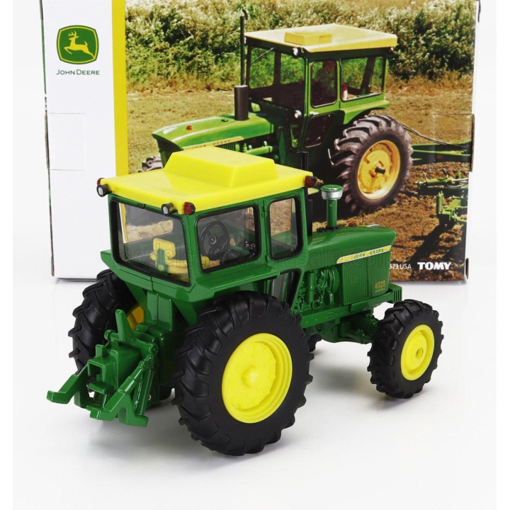 BRITAINS JOHN DEERE 4020 TRACTOR 1965 - GREEN YELLOW 1/32
