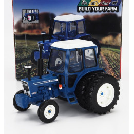 BRITAINS FORD USA 7600 TRACTOR 1969 - BLUE WHITE 1/32