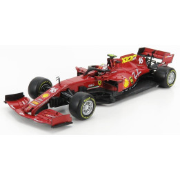 BURAGO FERRARI F1  SF1000 TEAM SCUDERIA FERRARI N 16 8th TOSCANA GP MUGELLO 1000th GP FERRARI F1 2020 C.LECLERC - MUGELLO RED 1/