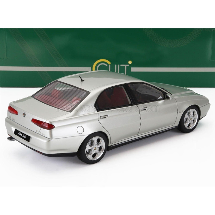 CULT SCALE MODELS ALFA ROMEO 166 3.0 V6 24v SUPER 1998 - SILVER 1/18