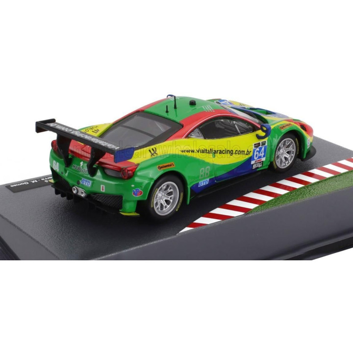 EDICOLA FERRARI 458 ITALIA GT3 4.5L V8 TEAM SCUDERIA CORSA N 64 24h DAYTONA 2015 ANDREA BERTOLINI - FRANCISCO LONGO - DANIEL SER