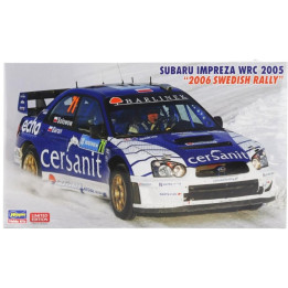 HASEGAWA SUBARU IMPREZA WRC TEAM CERSANIT N 71 RALLY SWEDEN 2006 MICHAL SOLOWOW - MACIEJ BARAN 1/24
