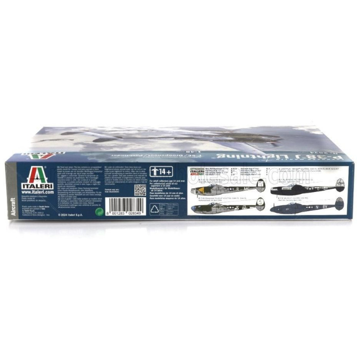 ITALERI LOCKHEED MARTIN P-38J LIGHTNING CACCIA AIRPLANE 1939 1/48