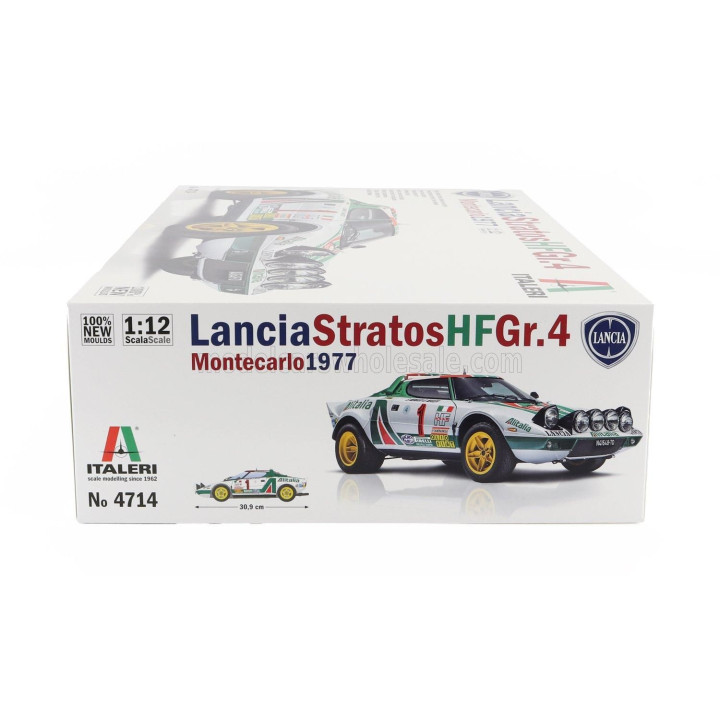 ITALERI LANCIA STRATOS HF ALITALIA Gr.4 (night version) N 1 WINNER RALLY MONTECARLO 1977 SANDRO MUNARI - SILVIO MAIGA + STRATOS 