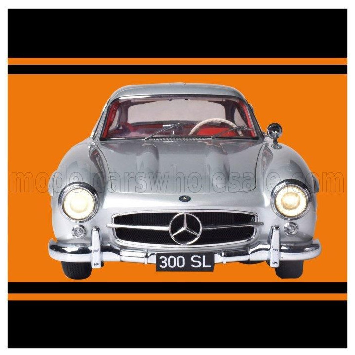 IXO MODELS MERCEDES BENZ SL-CLASS 300SL COUPE (W198) 1954 - SILVER 1/8