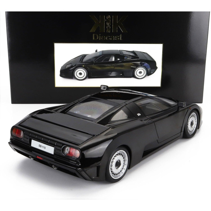 KK SCALE BUGATTI EB110 1991 - BLACK 1/12