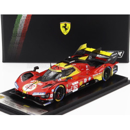 LOOKSMART FERRARI 499P 3.0L TURBO V6 TEAM FERRARI AF CORSE N 50 WINNER 24h LE MANS 2024 ANTONIO FUOCO - MIGUEL MOLINA - NICKLAS 