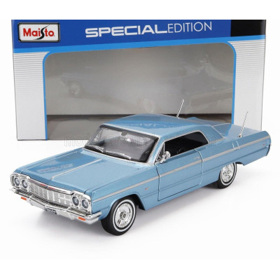 MAISTO CHEVROLET IMPALA SS 1964 - LIGHT BLUE 1/24