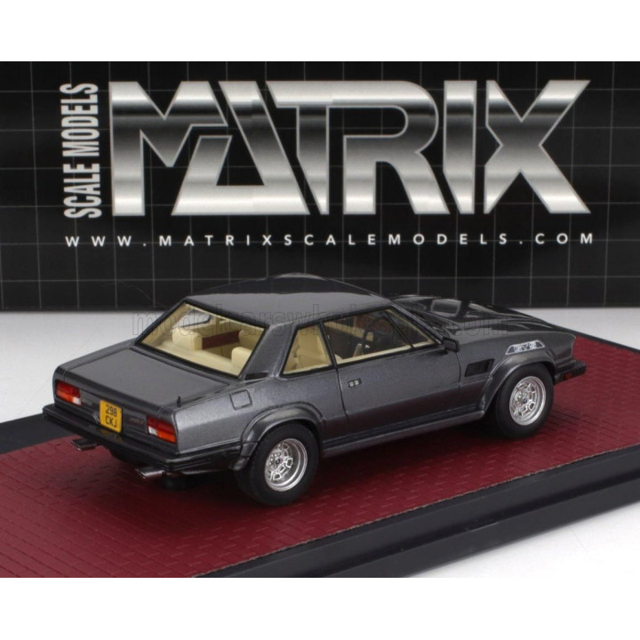 MATRIX SCALE MODELS DE TOMASO LONGCHAMP GTS/E 1988 - GREY MET 1/43