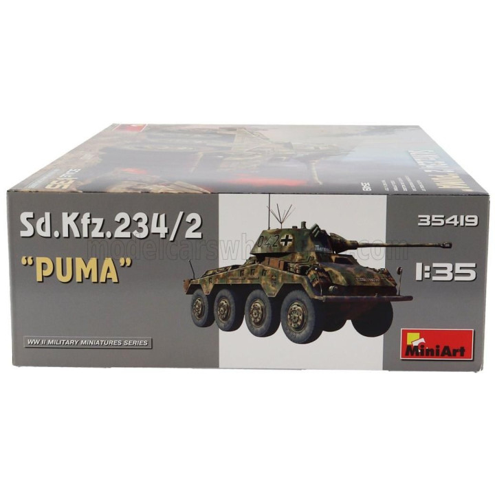 MINIART TANK SD.KFZ. 234/2 PUMA TANK MILITARY 1945 1/35