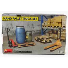 MINIART ACCESSORIES HAND PALLET TRUCK SET 1/35