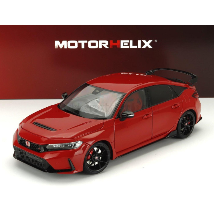 MOTORHELIX HONDA CIVIC TYPE-R (FL5) WITH ENGINE AND ACCESSORIES 2020 - RED 1/18