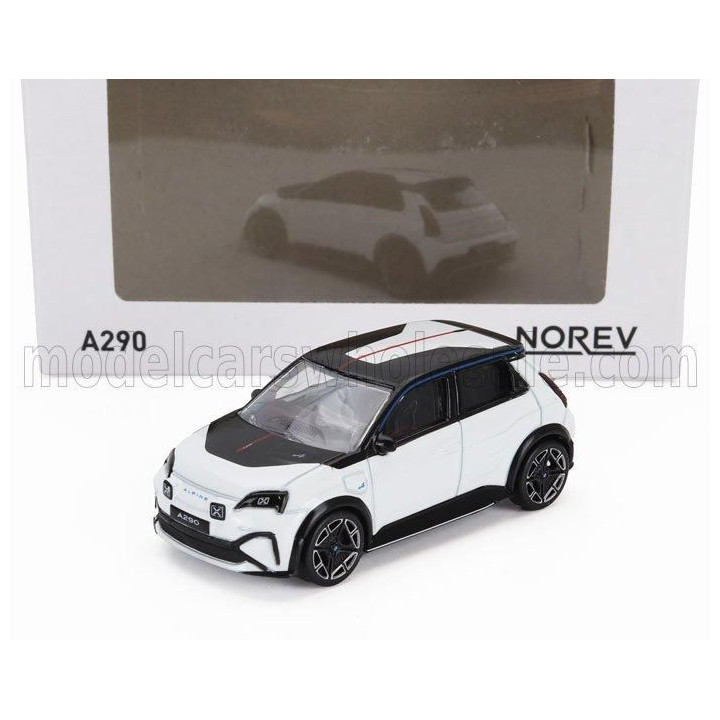 NOREV ALPINE ALPINE A290 GTS 2025 - WHITE BLACK 1/64