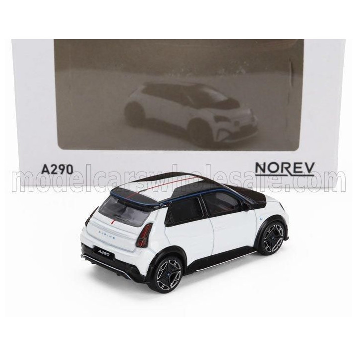 NOREV ALPINE ALPINE A290 GTS 2025 - WHITE BLACK 1/64