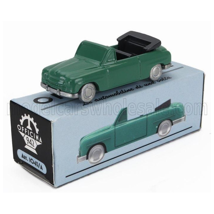 OFFICINA 942 FIAT 1400 CABRIOLET OPEN 1950 - GREEN 1/76