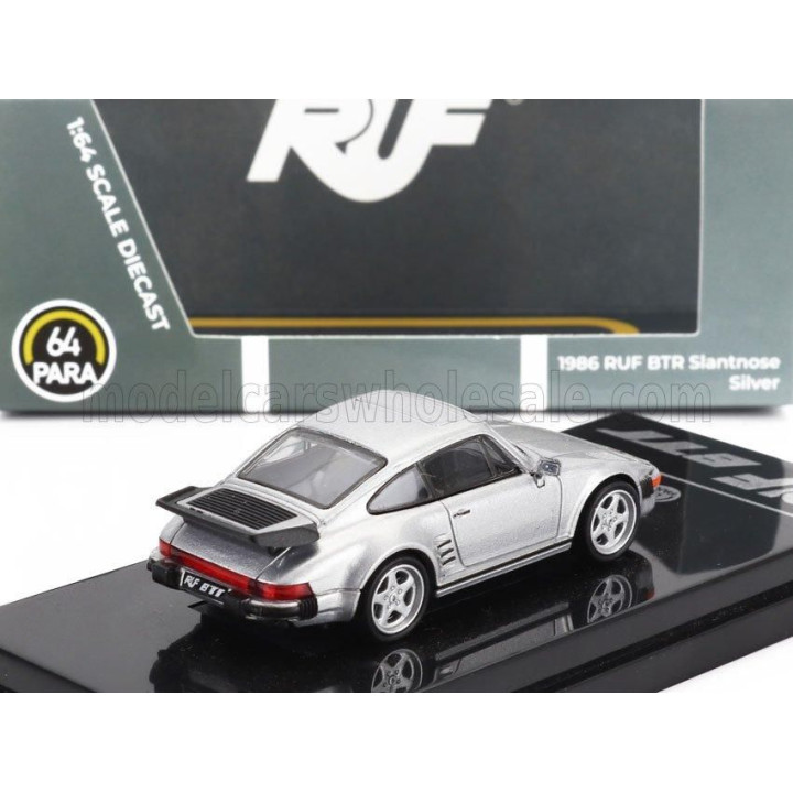 PARAGON MODELS PORSCHE 911 930 RUF BTR SLANTNOSE 1986 - SILVER 1/64