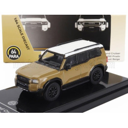 PARAGON MODELS TOYOTA LAND CRUISER SERIES 250 LHD 2024 - LIGHT BROWN WHITE 1/64