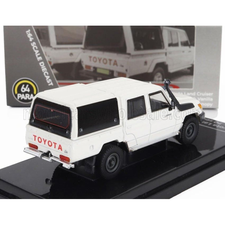 PARAGON MODELS TOYOTA LAND CRUISER SERIES 70 RHD PICK-UP CLOSED 2012 - WHITE 1/64