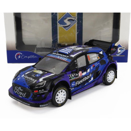 SOLIDO FORD ENGLAND PUMA RALLY1 TEAM M-SPORT FORD WRT N 9 RALLY SAFARI KENIA 2022 JOURDAN SERDERIDIS - FREDERIC MICLOTTE - PURPL