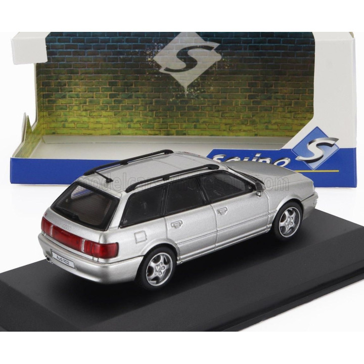 SOLIDO AUDI A4 RS2 AVANT SW STATION WAGON 1995 - POWERED BY PORSCHE - POLAR SILVER 1/43