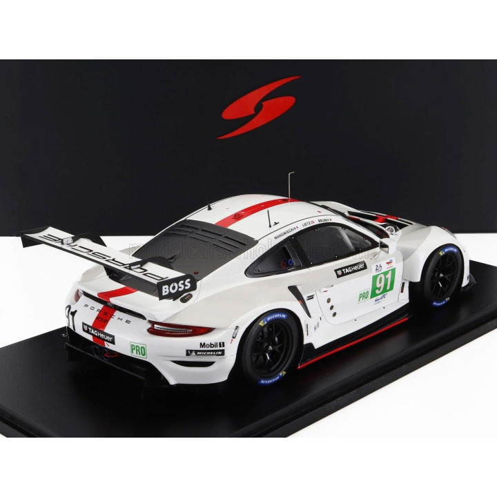 SPARK MODEL PORSCHE 911 991-2 4.2L TEAM PORSCHE GT N 91 WINNER LMGTE PRO CLASS 24h LE MANS 2022 GIANMARIA BRUNI - RICHARD LIETZ 