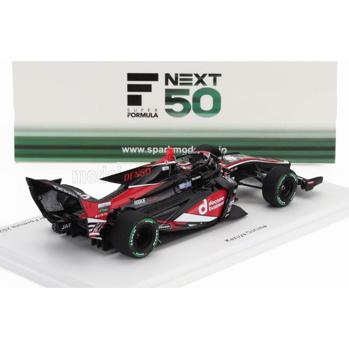SPARK MODEL DALLARA SF23 TRD 01F TEAM ROOKIE RACING N 14 SUPER FORMULA SEASON 2024 KAZUYA OSHIMA - BLACK RED 1/43
