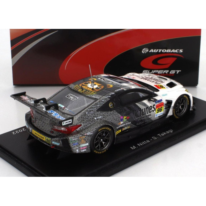 SPARK MODEL LEXUS RC F GT3 TEAM K-TUNES RACING N 96 GT300 SUPER GT 2022 M.NITTA - S.TAKAGI - WHITE BLACK 1/43