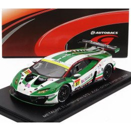 SPARK MODEL LAMBORGHINI LAMBORGHINI GT3 TEAM JLOC N 87 GT300 CLASS SUPER GT 2024 KOSUKE MATSUURA - NATSU SAKAGUCHI - GREEN WHITE