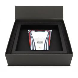 SPARK MODEL ACCESSORIES MINI HOOD PORSCHE 911 MARTINI RACING LIVERY - WHITE LIGHT BLUE RED 1/8