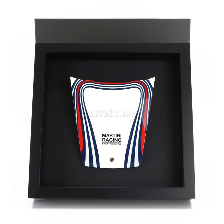 SPARK MODEL ACCESSORIES MINI HOOD PORSCHE 911 MARTINI RACING LIVERY - WHITE LIGHT BLUE RED 1/8